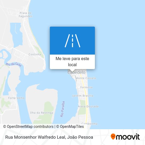 Rua Monsenhor Walfredo Leal mapa