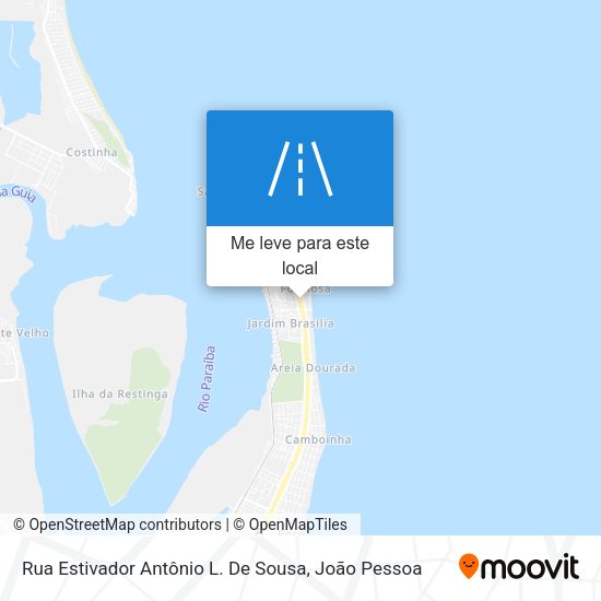 Rua Estivador Antônio L. De Sousa mapa