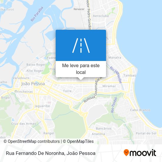 Rua Fernando De Noronha mapa