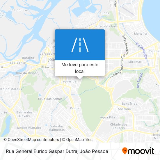 Rua General Eurico Gaspar Dutra mapa