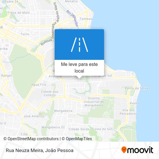 Rua Neuza Meira mapa