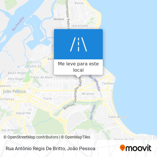 Rua Antônio Régis De Britto mapa