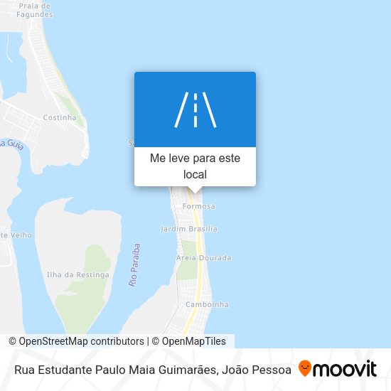 Rua Estudante Paulo Maia Guimarães mapa
