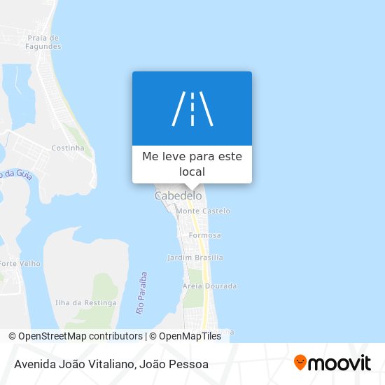 Avenida João Vitaliano mapa