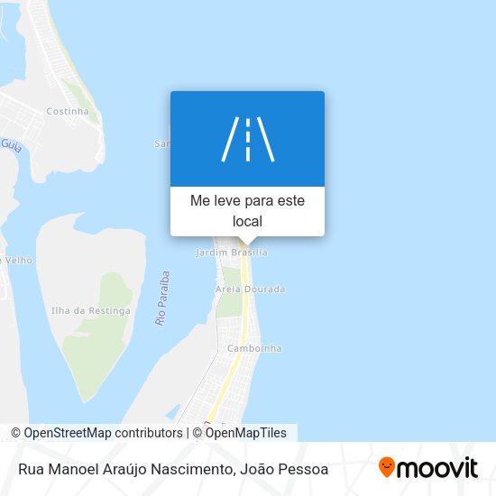 Rua Manoel Araújo Nascimento mapa