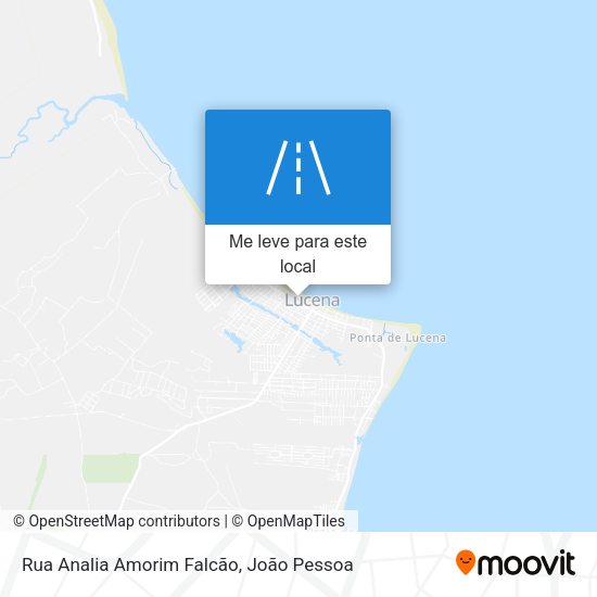 Rua Analia Amorim Falcão mapa