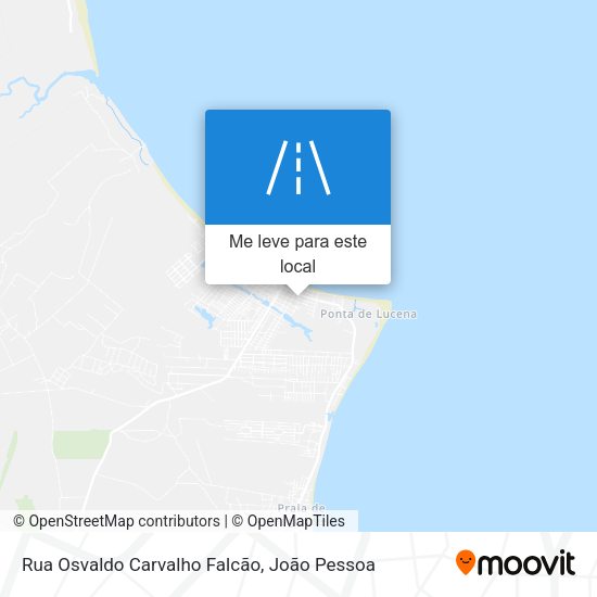 Rua Osvaldo Carvalho Falcão mapa
