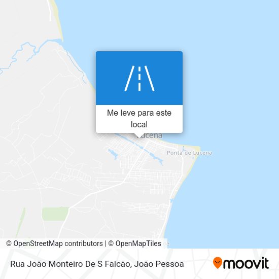 Rua João Monteiro De S Falcão mapa