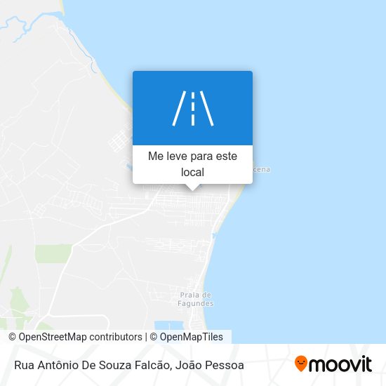 Rua Antônio De Souza Falcão mapa