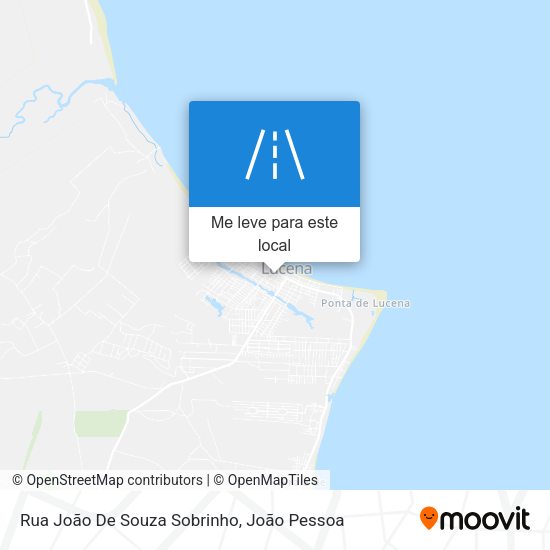 Rua João De Souza Sobrinho mapa