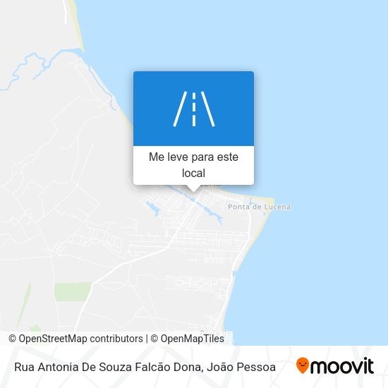 Rua Antonia De Souza Falcão Dona mapa