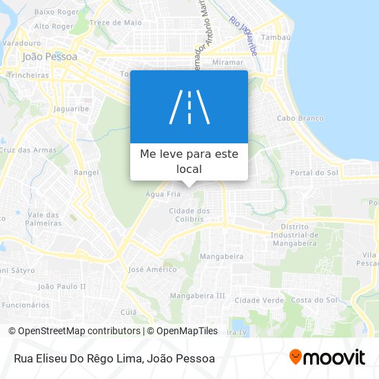 Rua Eliseu Do Rêgo Lima mapa