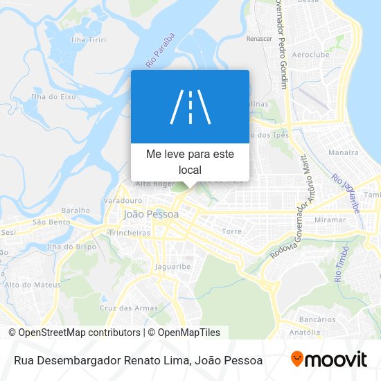 Rua Desembargador Renato Lima mapa