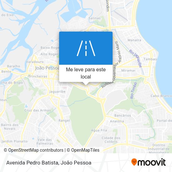 Avenida Pedro Batista mapa