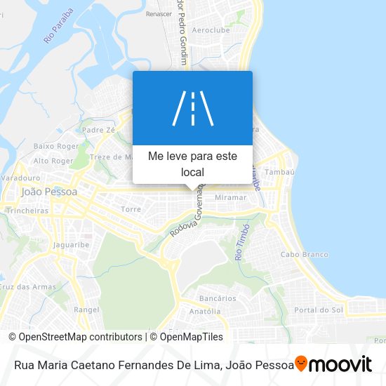 Rua Maria Caetano Fernandes De Lima mapa