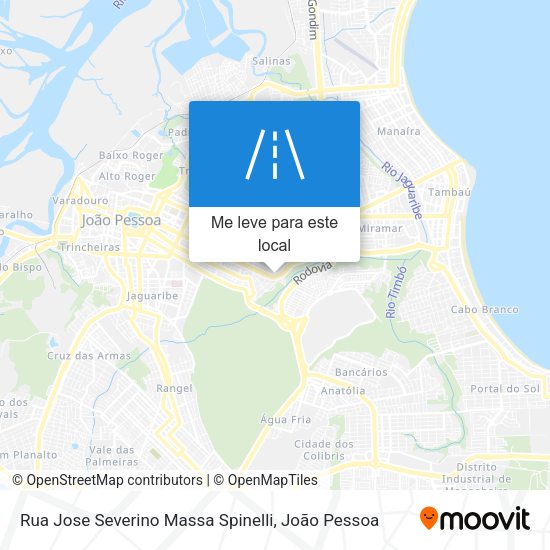 Rua Jose Severino Massa Spinelli mapa