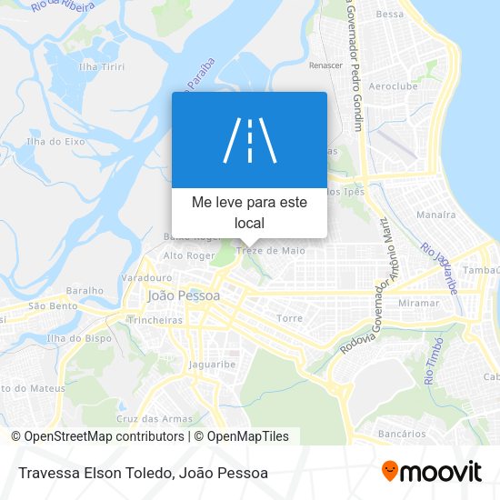 Travessa Elson Toledo mapa