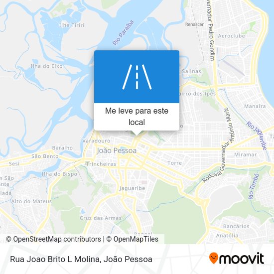 Rua Joao Brito L Molina mapa