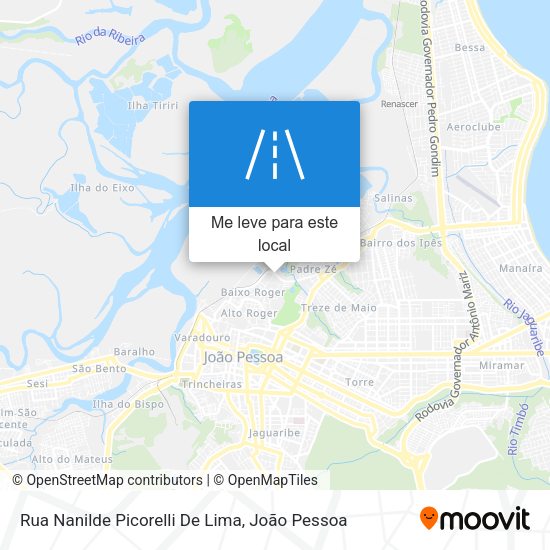 Rua Nanilde Picorelli De Lima mapa