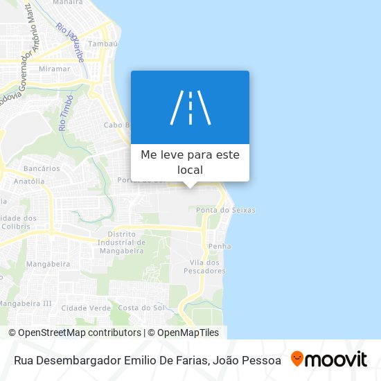 Rua Desembargador Emilio De Farias mapa