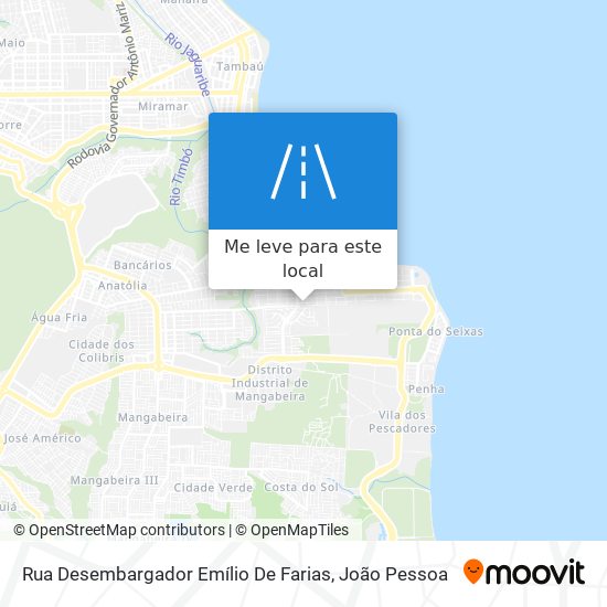 Rua Desembargador Emílio De Farias mapa