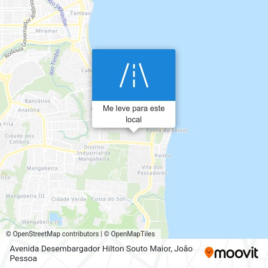 Avenida Desembargador Hilton Souto Maior mapa