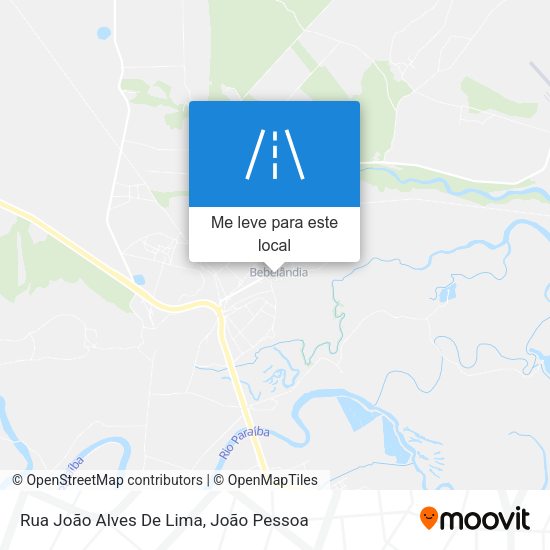 Rua João Alves De Lima mapa