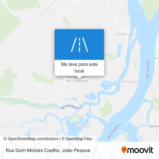Rua Dom Moisés Coelho mapa