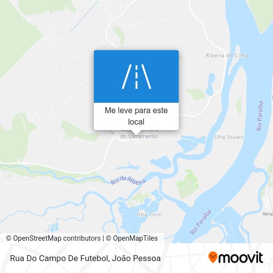 Rua Do Campo De Futebol mapa