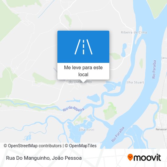 Rua Do Manguinho mapa