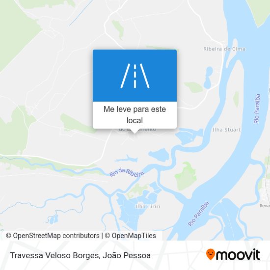 Travessa Veloso Borges mapa