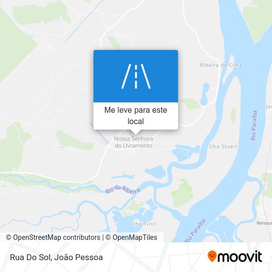 Rua Do Sol mapa