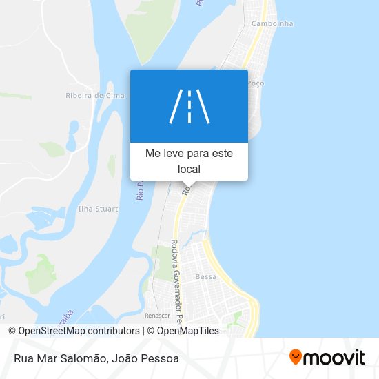 Rua Mar Salomão mapa
