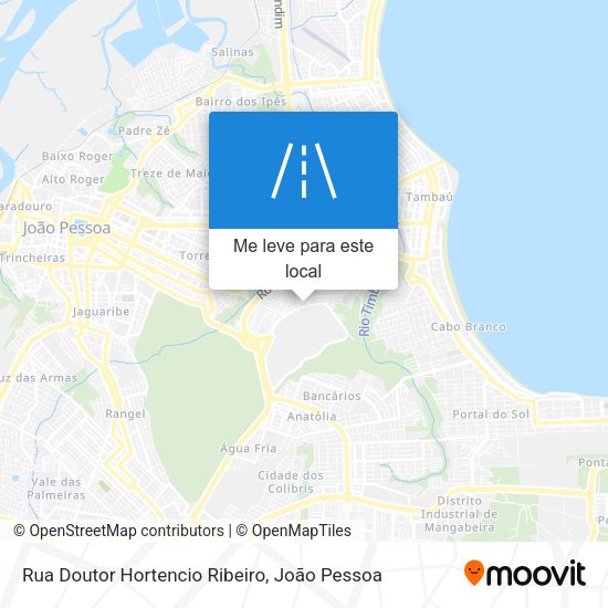 Rua Doutor Hortencio Ribeiro mapa