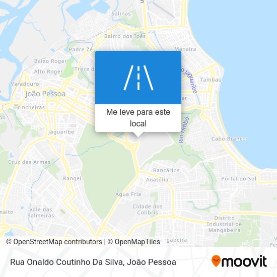 Rua Onaldo Coutinho Da Silva mapa