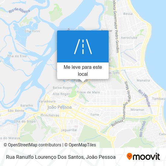 Rua Ranulfo Lourenço Dos Santos mapa