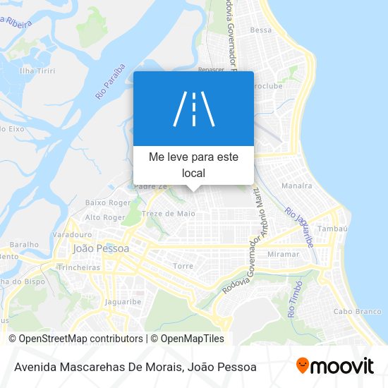 Avenida Mascarehas De Morais mapa