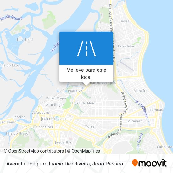 Avenida Joaquim Inácio De Oliveira mapa