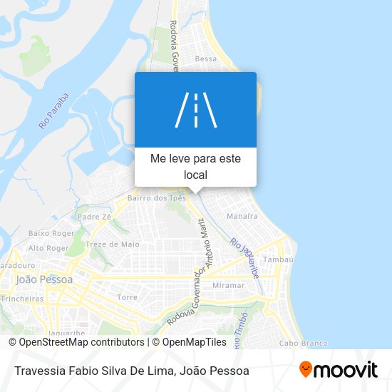 Travessia Fabio Silva De Lima mapa