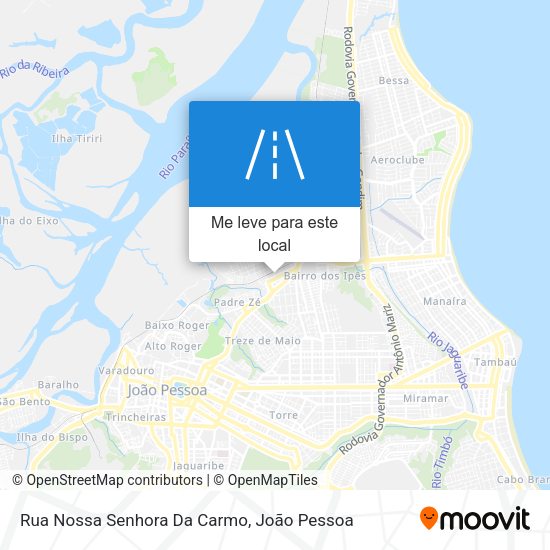 Rua Nossa Senhora Da Carmo mapa