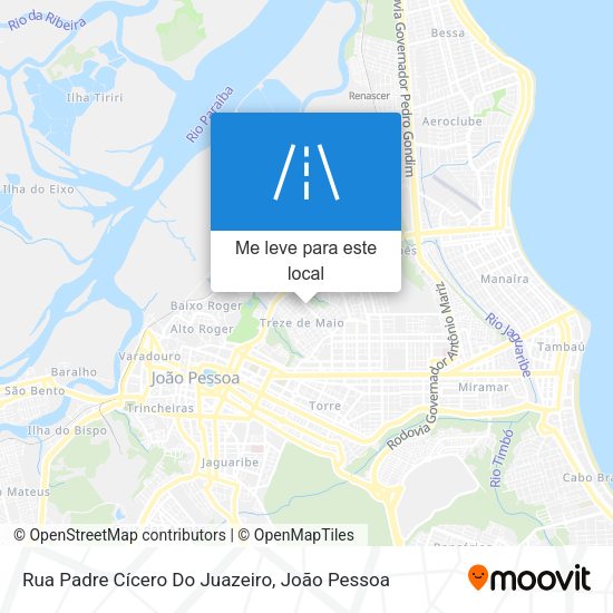 Rua Padre Cícero Do Juazeiro mapa
