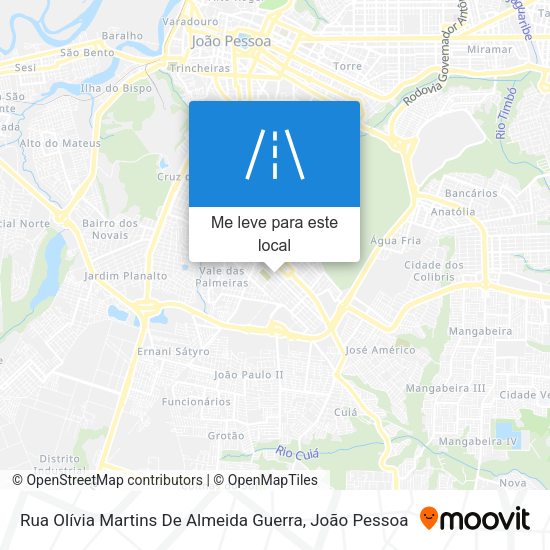 Rua Olívia Martins De Almeida Guerra mapa