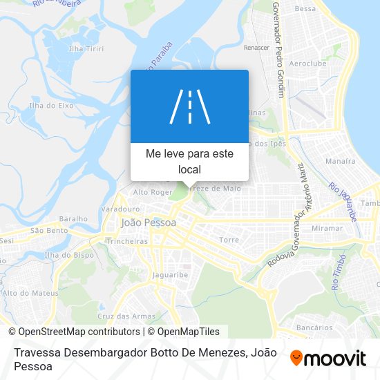 Travessa Desembargador Botto De Menezes mapa