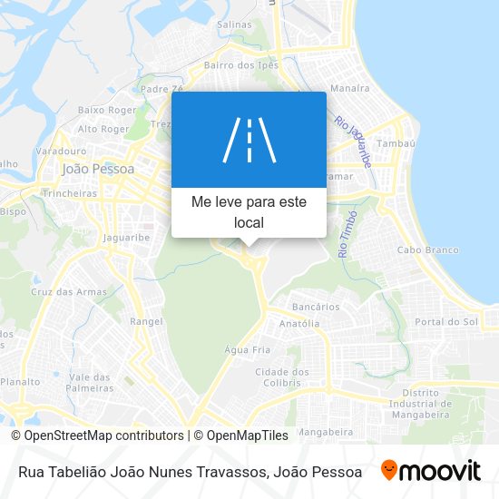 Rua Tabelião João Nunes Travassos mapa
