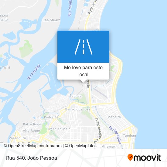 Rua 540 mapa
