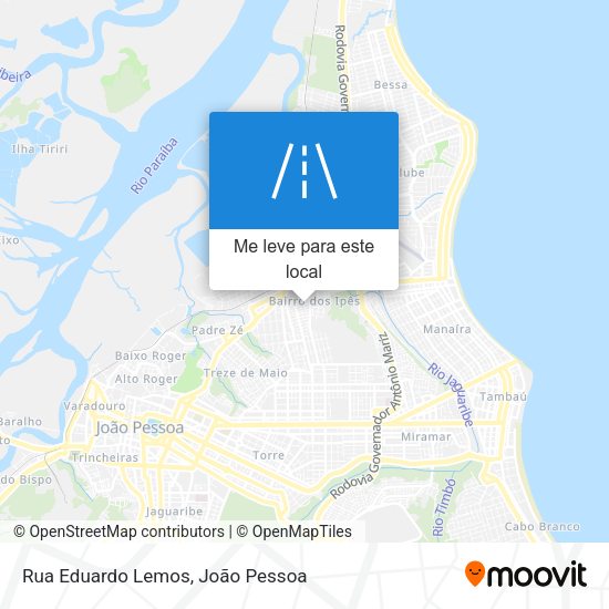 Rua Eduardo Lemos mapa