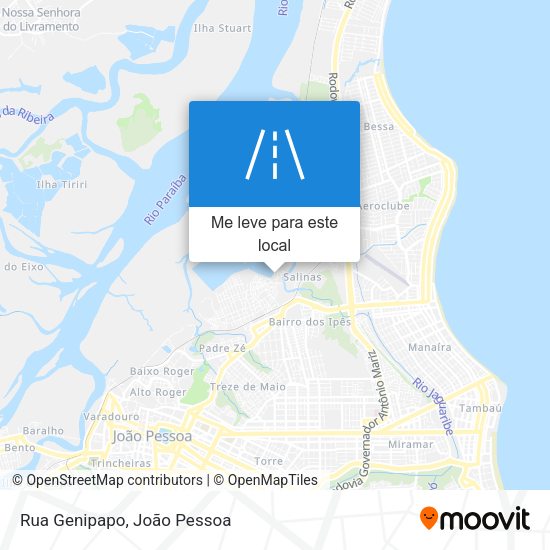 Rua Genipapo mapa