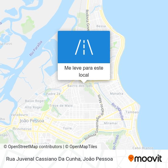 Rua Juvenal Cassiano Da Cunha mapa