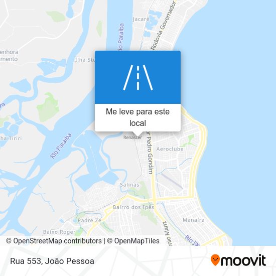 Rua 553 mapa