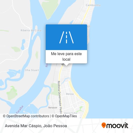 Avenida Mar Cáspio mapa
